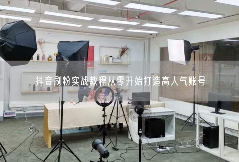 抖音刷粉实战教程从零开始打造高人气账号