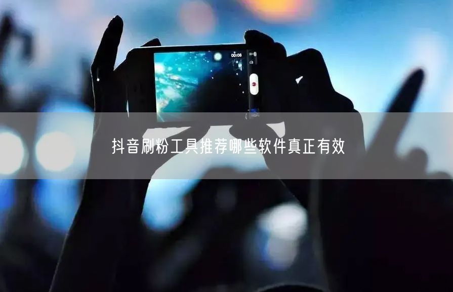 抖音刷粉工具推荐哪些软件真正有效